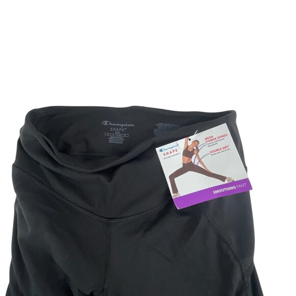 Champion Womens Black Double Dry Smoothing New Yoga Pants Size S Athletic Workou - Picture 5 of 5